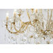 Canada LED 38.6 inch Satin Brass Chandelier Ceiling Light